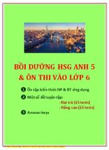 Tài liệu Bồi dưỡng học sinh giỏi môn Tiếng Anh Lớp 5 và Ôn thi vào Lớp 6